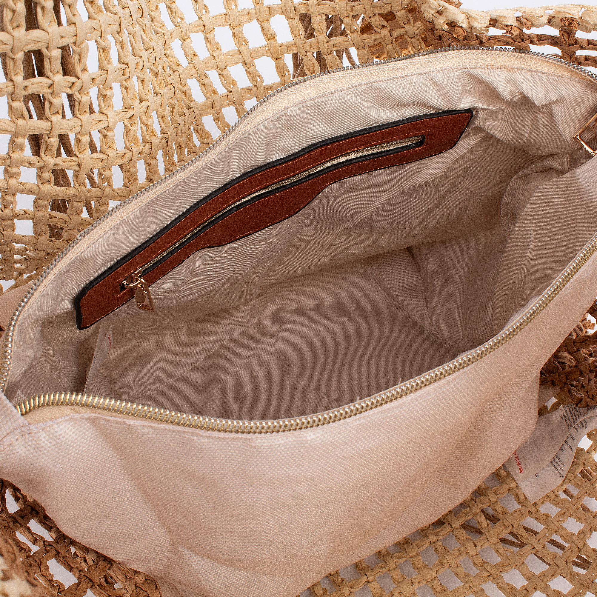 Berceto Borsa tote Donna. Realizzata in carta intrecciata.