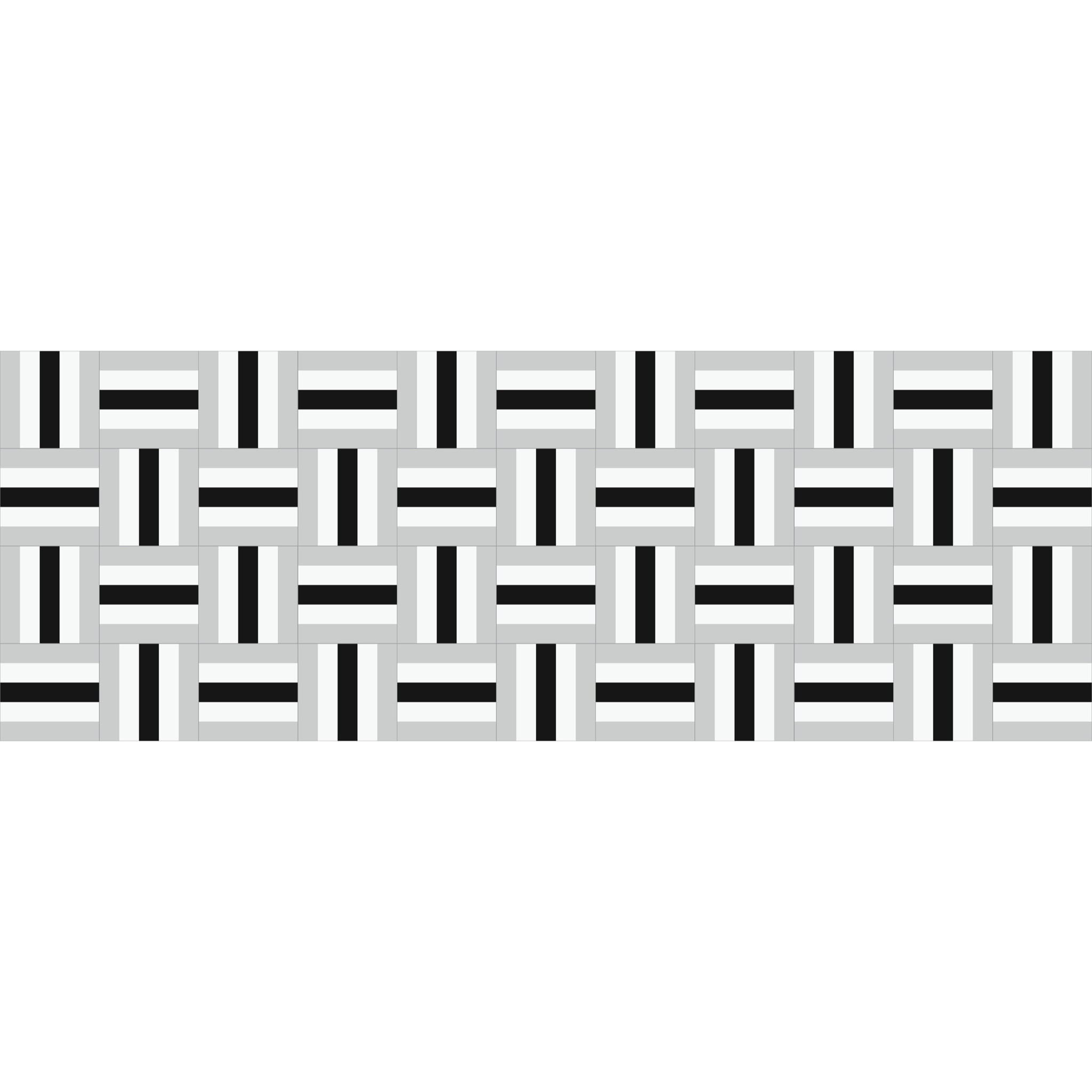 Alfombra de vinilo Olivier 100x133 cm - PVC antideslizante, vinilica para cocina o salón, lavable, estilo geométrico