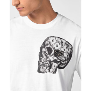 PHILIPP PLEIN Camiseta de cuello redondo y manga corta SKULL