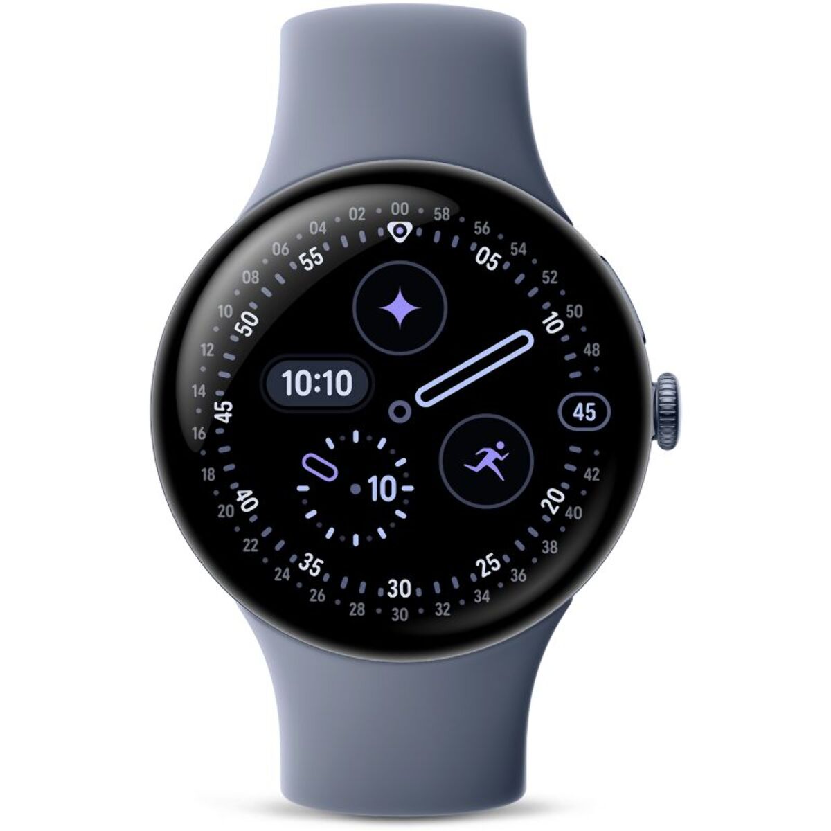 Montre connectée GOOGLE Pixel Watch 4 45mm Gris Satiné/Gris 4G