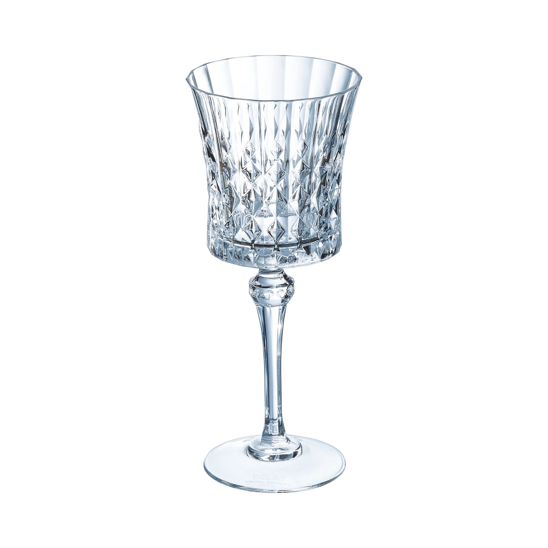 6 bicchieri da vino rosso e bianco 27cl Lady Diamond - Cristal d'Arques