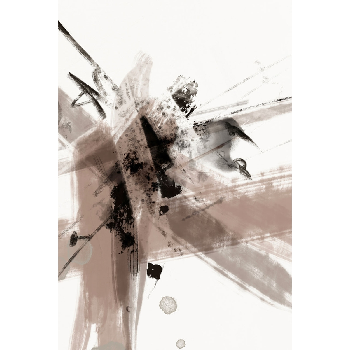 Tableau contemporain Etoile sauvage Tableau plexiglas