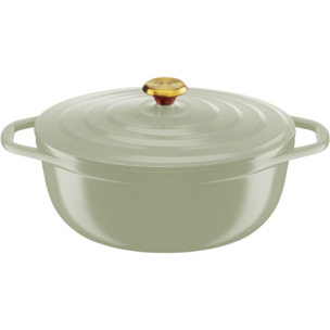 Cocotte TEFAL AIR SOFT LIGHT 30X23cm Vert Lichen
