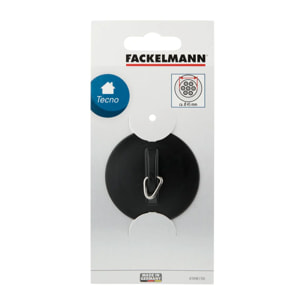 Bouchon de lavabo universel noir Fackelmann Tecno