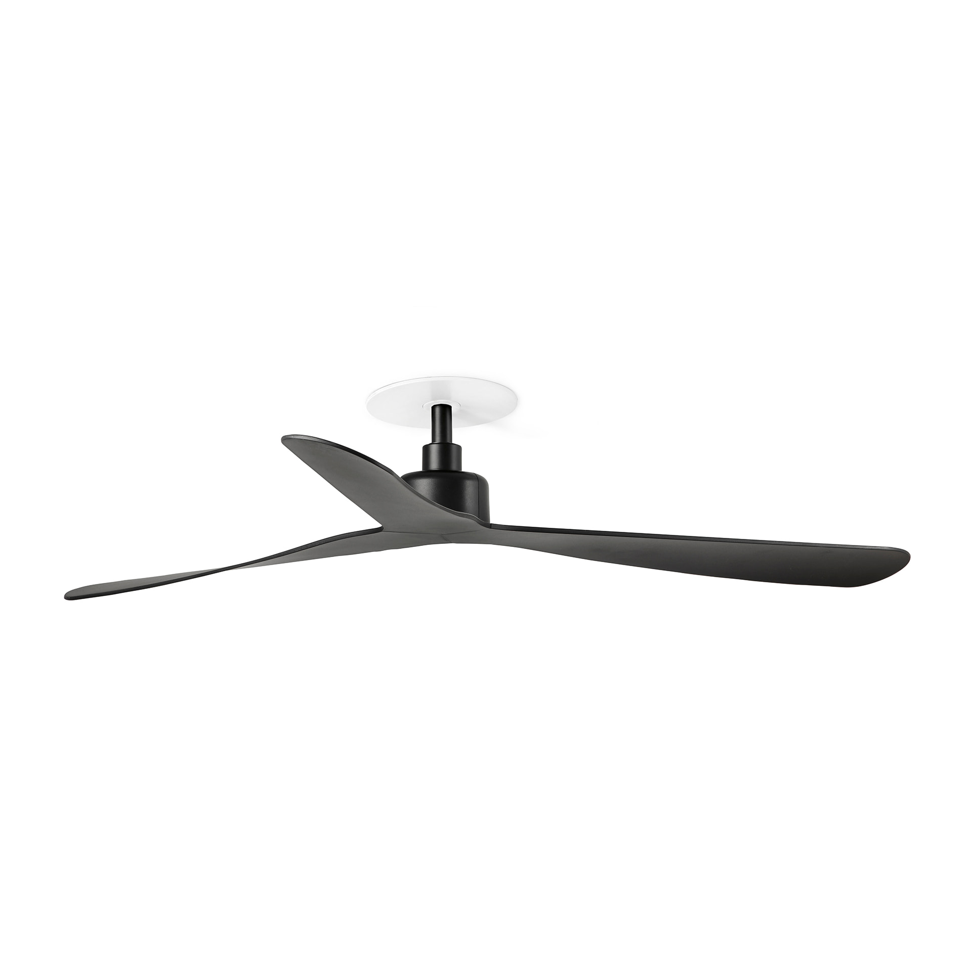ROCKER RECESSED L Ventilateur noir/noir