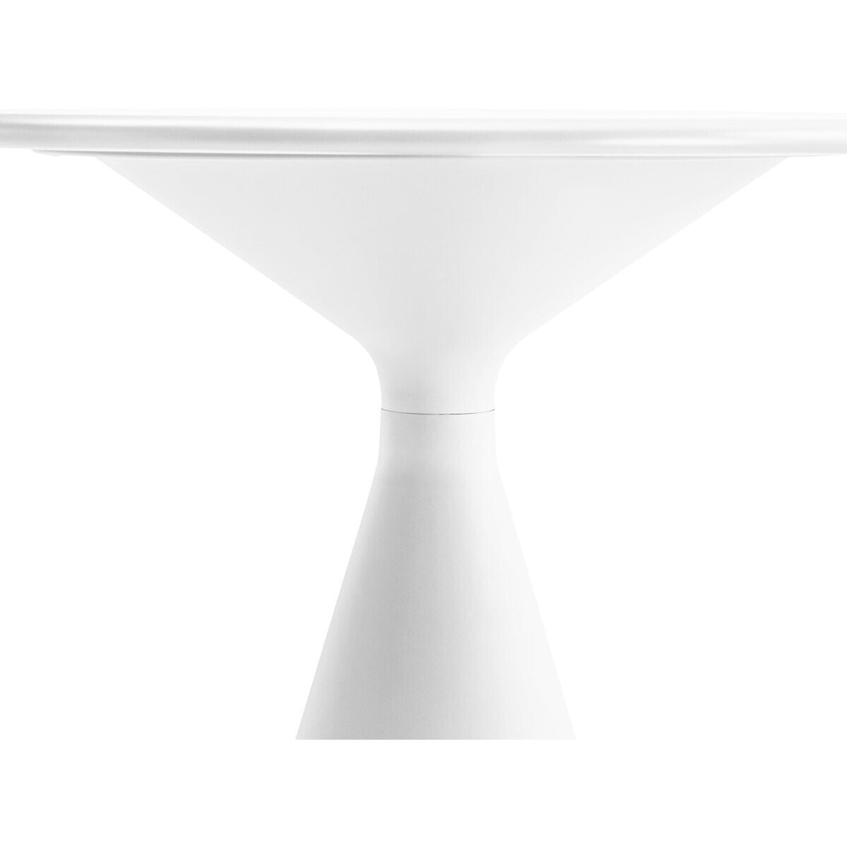 Table haute bistro de jardin ⌀80 cm "Néora" - Blanc