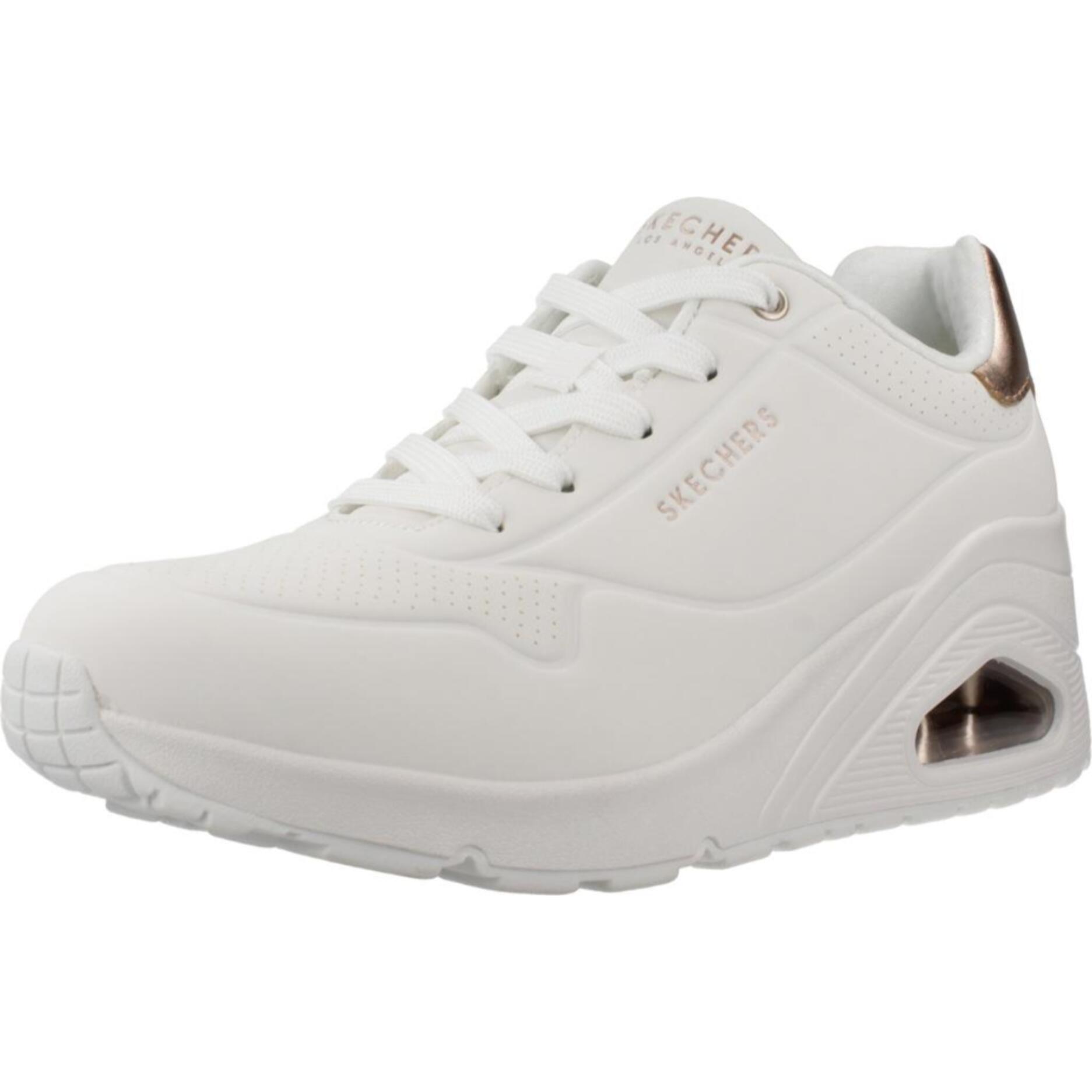 Sneakers De  Mujer Uno Wedge - Hi Steps Blanco