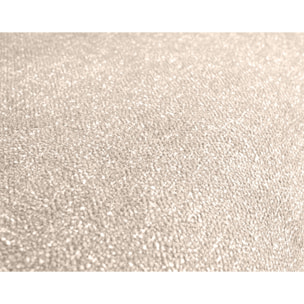 Spice - canapé d'angle réversible 4 places convertible avec coffre en tissu moucheté - Beige