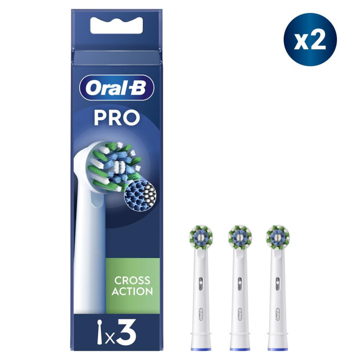 Oral-B Pro Cross Action - 6 Brossettes