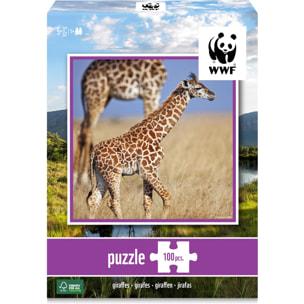 WWF PUZLE - JIRAFAS 100 PIEZAS