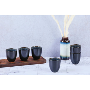 Tasse IRIS 15cl - 6 pièces - Bleu nuit