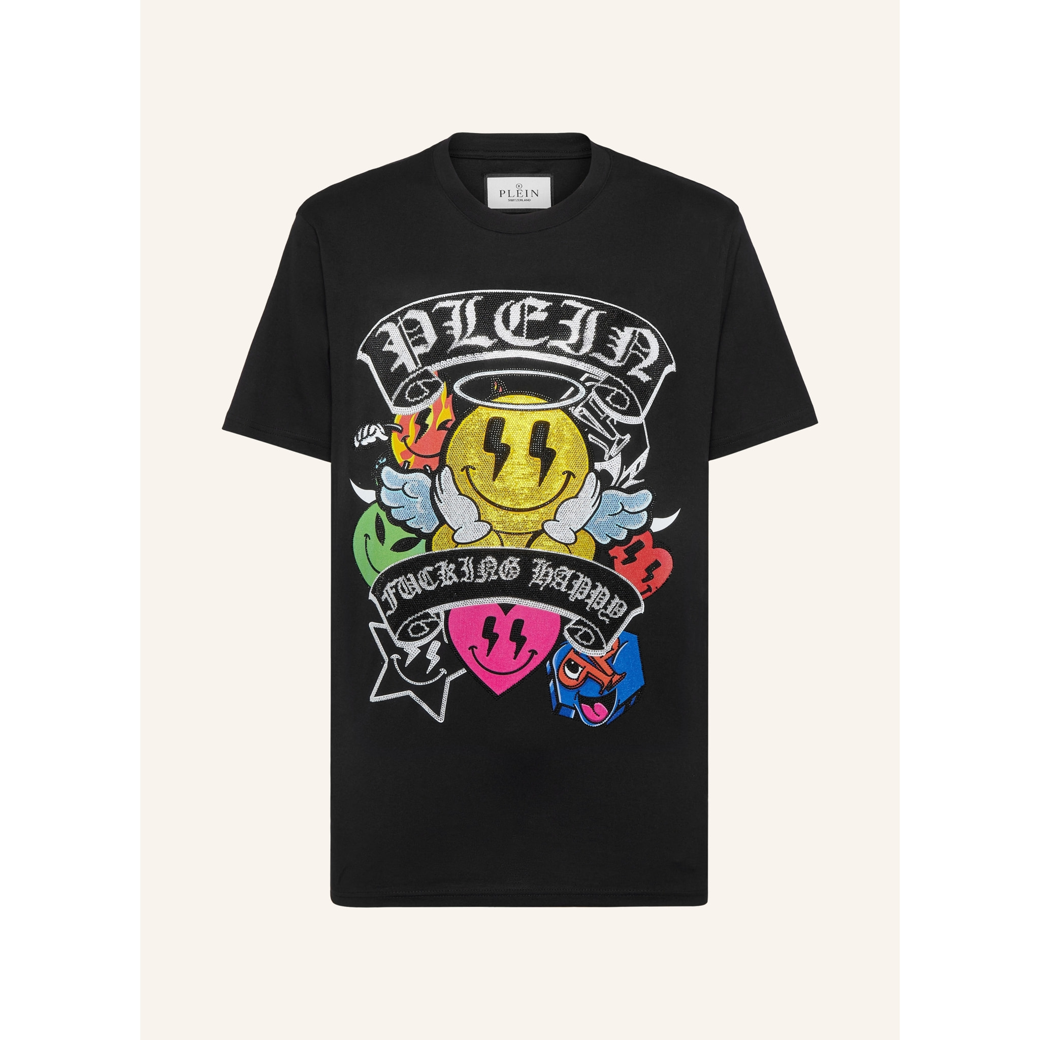 PHILIPP PLEIN Maglietta a girocollo SMILE