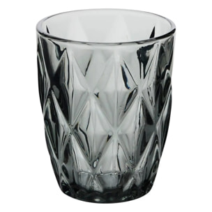 Lot de 6 Gobelets Lea gris D8,1xH10cm