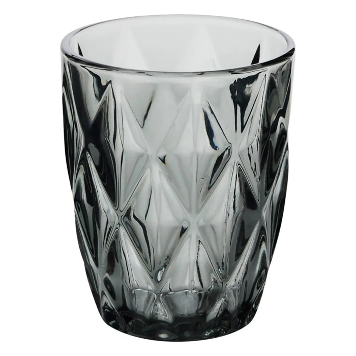 Lot de 6 Gobelets Lea gris D8,1xH10cm