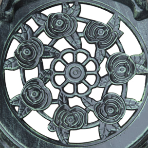 Salon de jardin 2 places – Style néo-rétro – Table ronde incluse