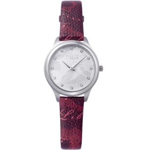 Orologio ALVIERO MARTINI 1a CLASSE ISCHIA Vera Pelle Rosso