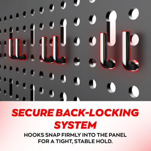 Planner - Pannello forato per appendere attrezzi, scaffale da parete da officina