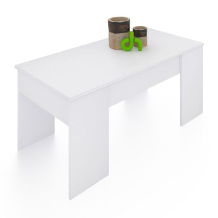 Mesa de centro elevable Vita Blanco Artik (Blanco Mate)