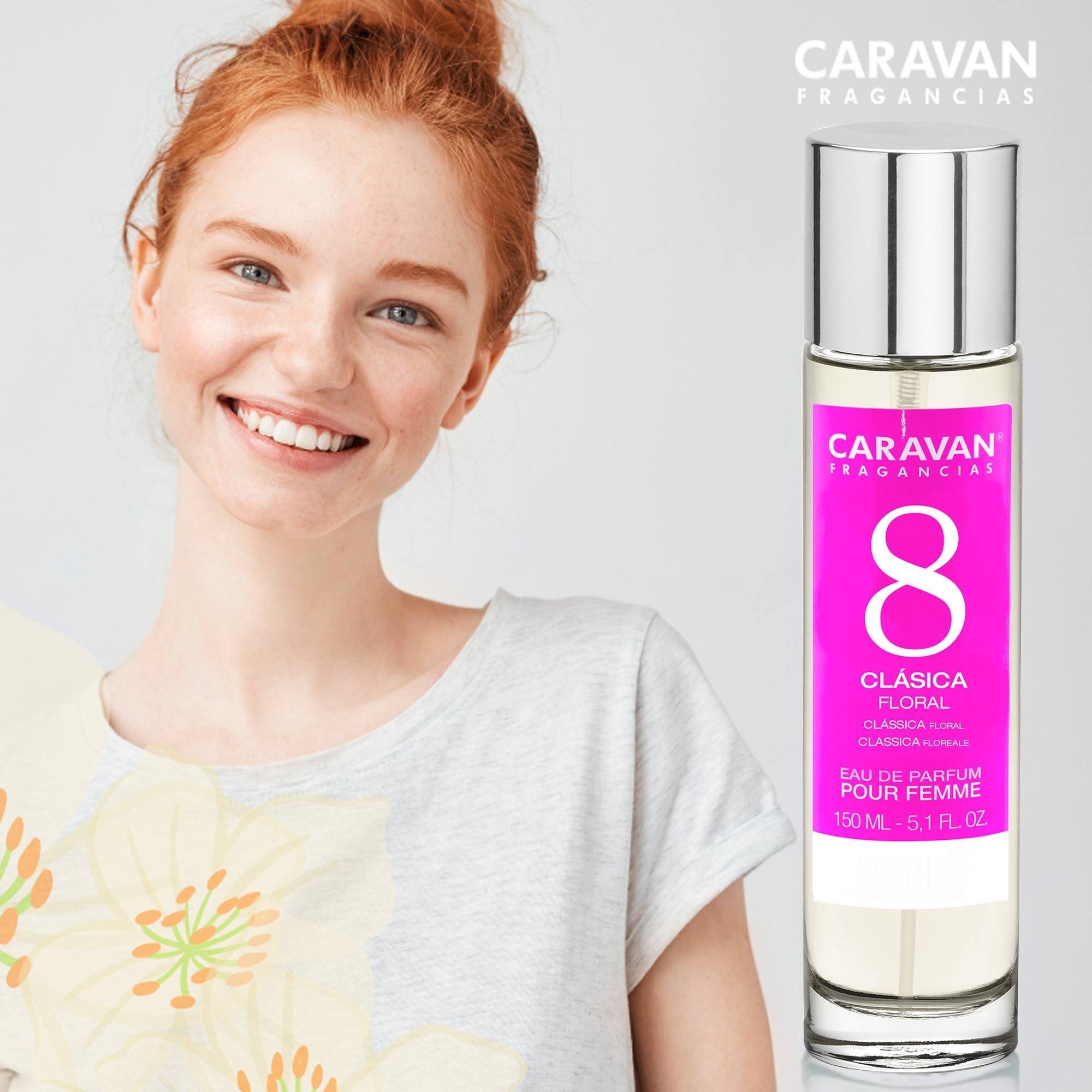 Caravan fragancias - caja de regalo con 2 perfumes: nº82 y nº8 de 150 ml, para mujer