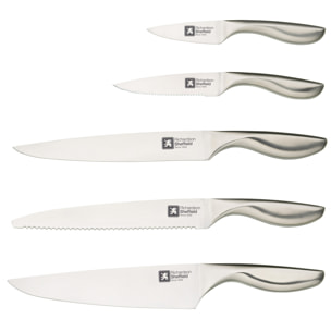 Forme - Bloc Bamboo 5 couteaux de cuisine