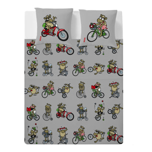 Sábana Encimera Tribikes - 100% algodón -