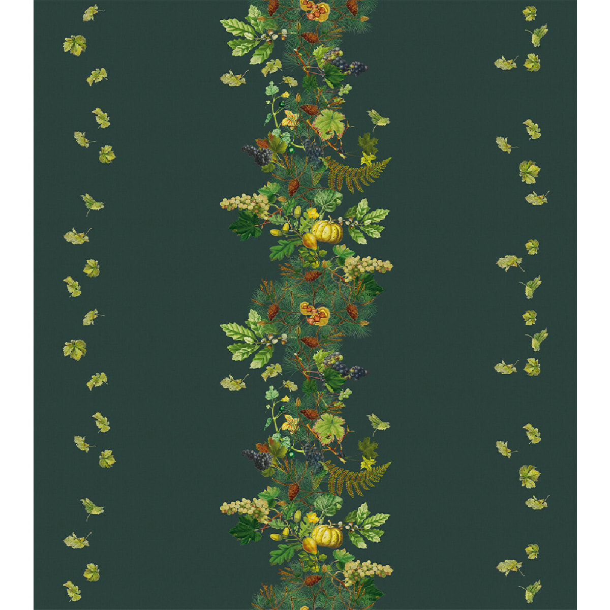 Nappe Mille delices boises vert lavé