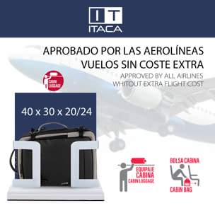 Mochila Viaje Cabina Itaca Witham Negro