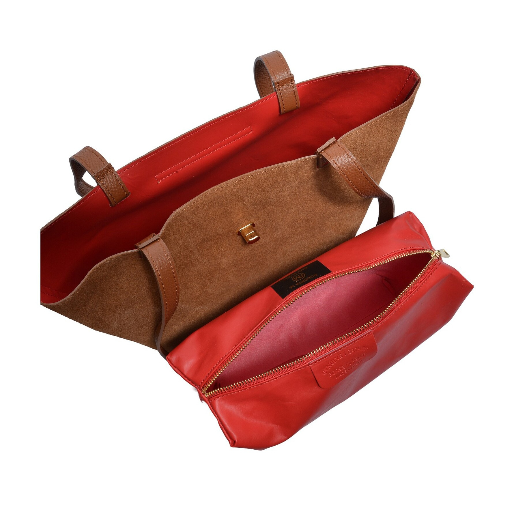 Tote Anna Luchini Cammello