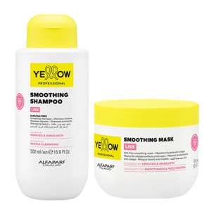 ALFAPARF Yellow Kit Liss Shampoo 500ml + Mask 300ml
