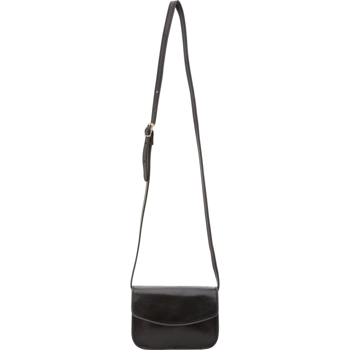 Borsa a tracolla da donna - Modello False - Vera pelle - 19.0 x 13.0 x 9.5 cm