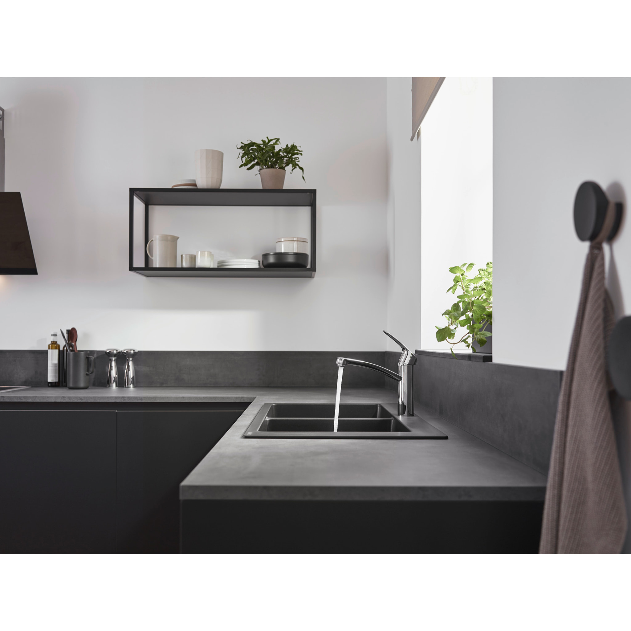 Mitigeur de cuisine 160 Focus M41, Coolstart / 2 vitesses