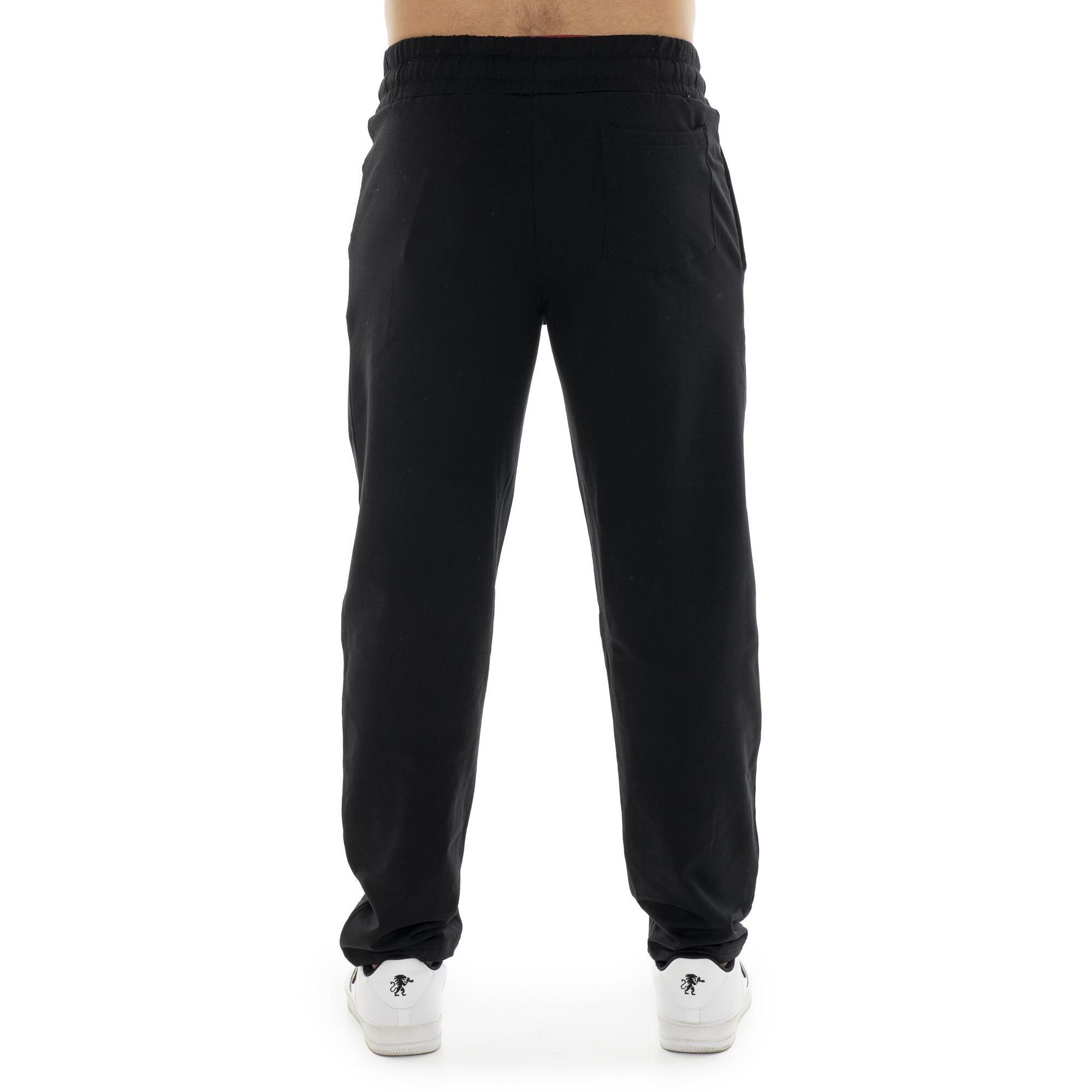 Pantalone sportivo invernale da uomo senza polsino con logo piccolo "Basic"