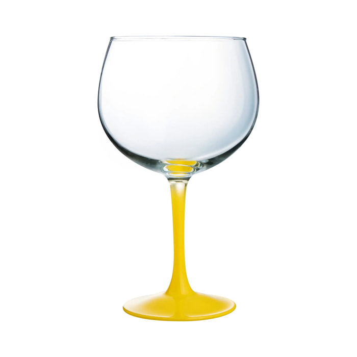 6 verres à cocktail 70 cl jaunes - Summer Pop - Luminarc