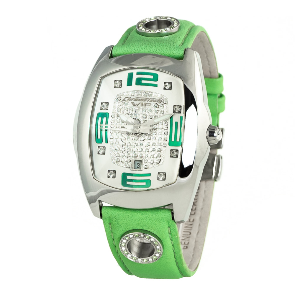 Reloj Chronotech CT7818M-02S Unisex Analogico Cuarzo con Correa de Piel