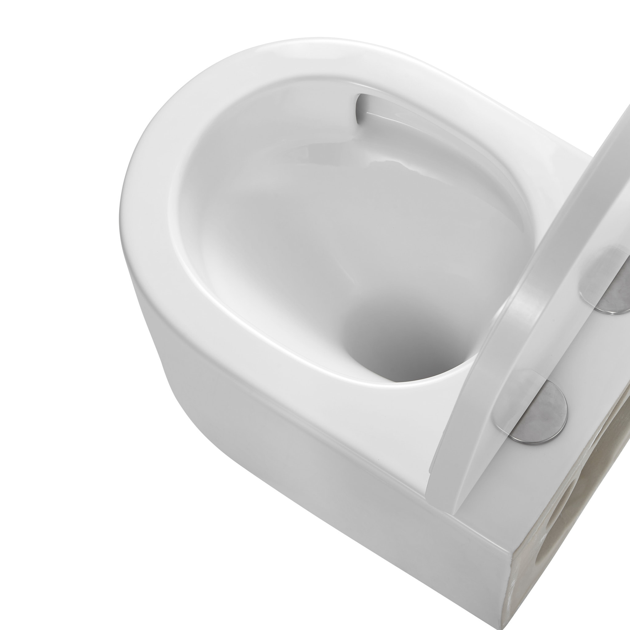 Pack WC Bâti-support + WC sans bride Tornado Swiss Aqua Technologies + abattant SoftClose + Plaque (DELANOTQGEB3-VP)