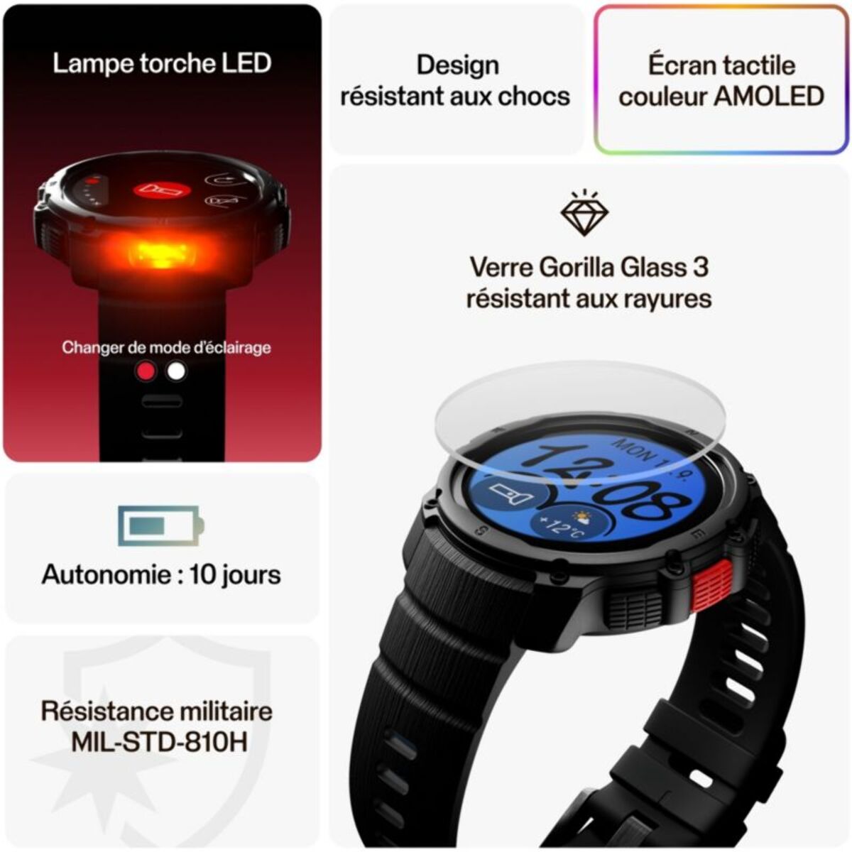 Montre sport POLAR Street X2 Blanche