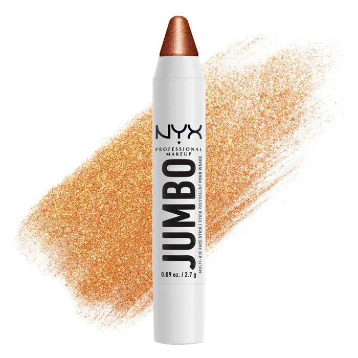 NYX Professional Makeup Crayon Highlighter Multi-Usage Rétractable Jumbo Multi-Use Face Stick Flan