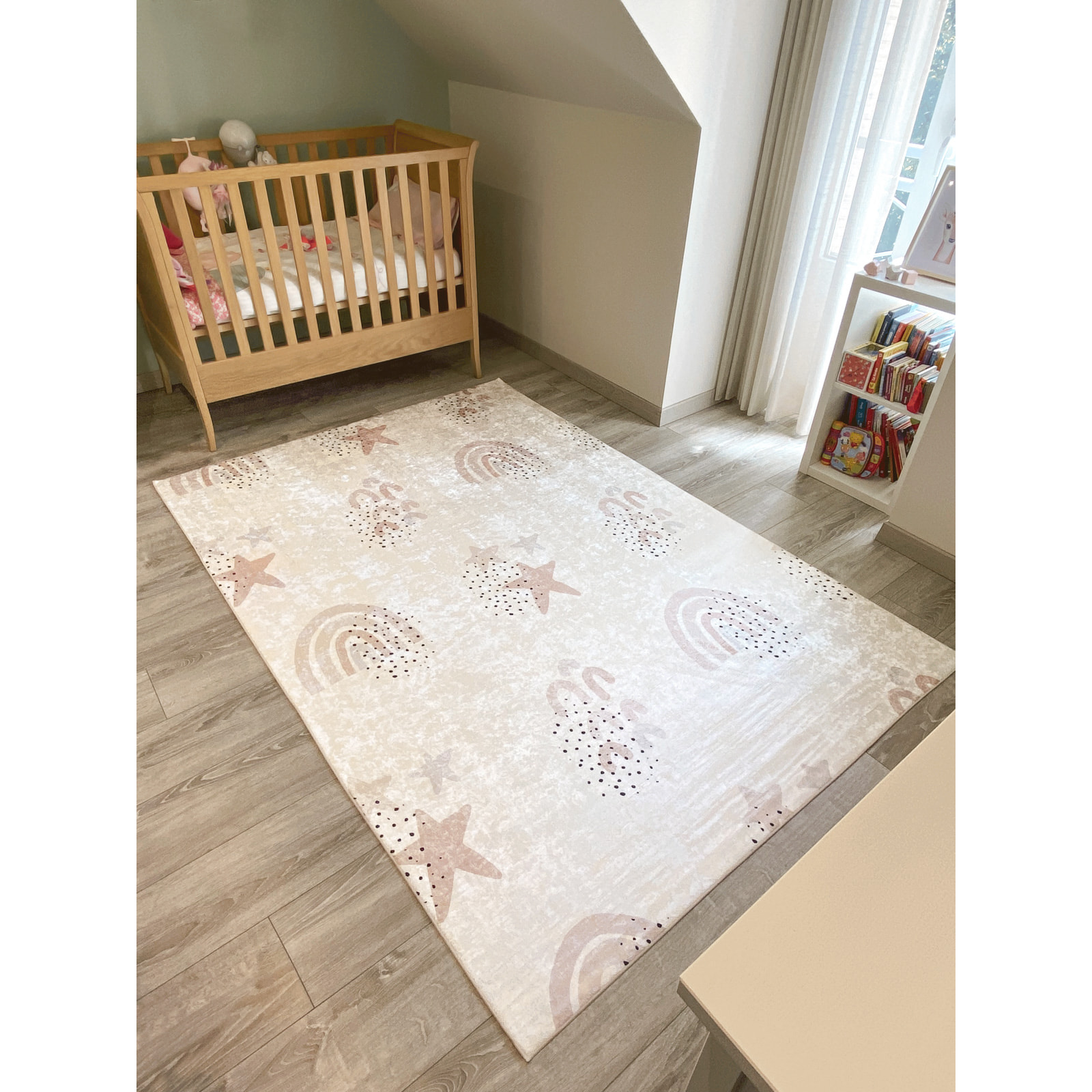 HAPPY - Tapis enfant motif étoilé