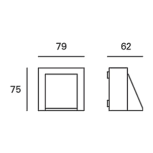 Forlight Aplique Ip54 Loyd Double Emission Led 4,1W 3000K Gris 155Lm