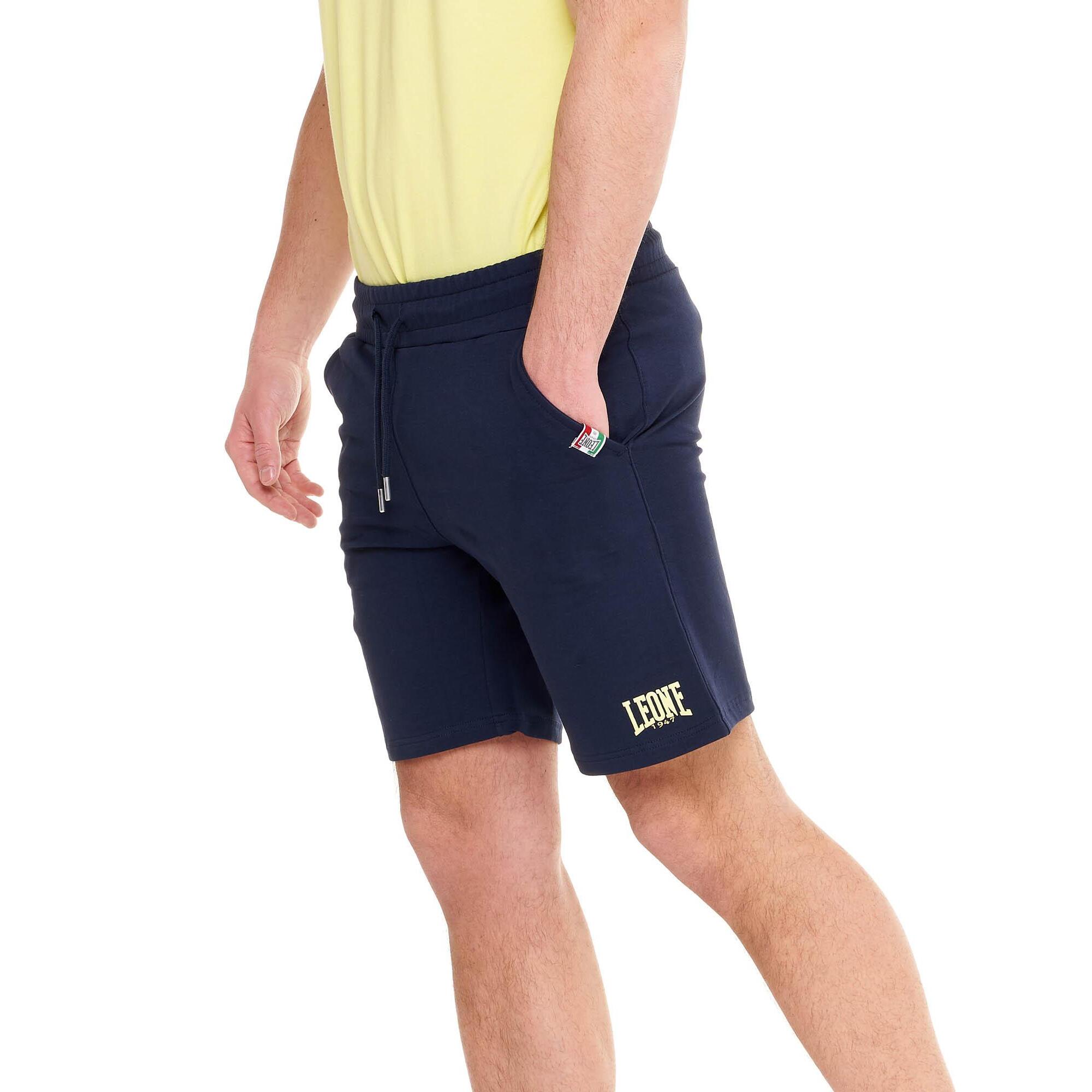 Bermuda in Felpe con logo piccolo da uomo Basic