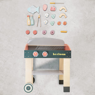 Cocinita barbacoa de madera infantil Babycue