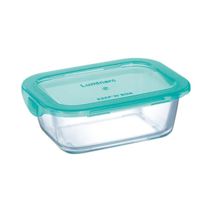 Boîte de conservation rectangulaire hermétique 38 cl Keep'n Box + Couvercle Lagoon - Luminarc