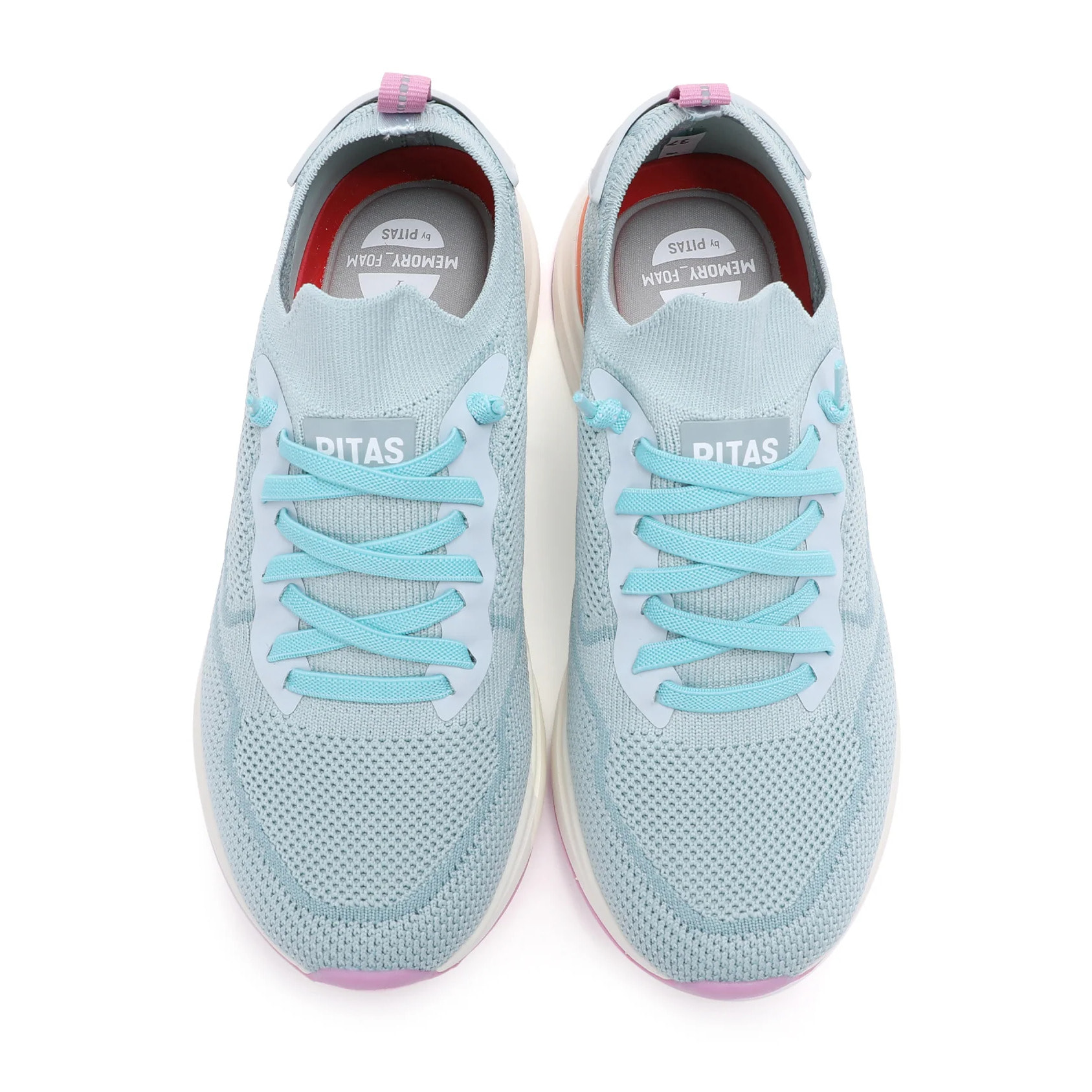 Zapatillas Cue Mujer Azul Claro