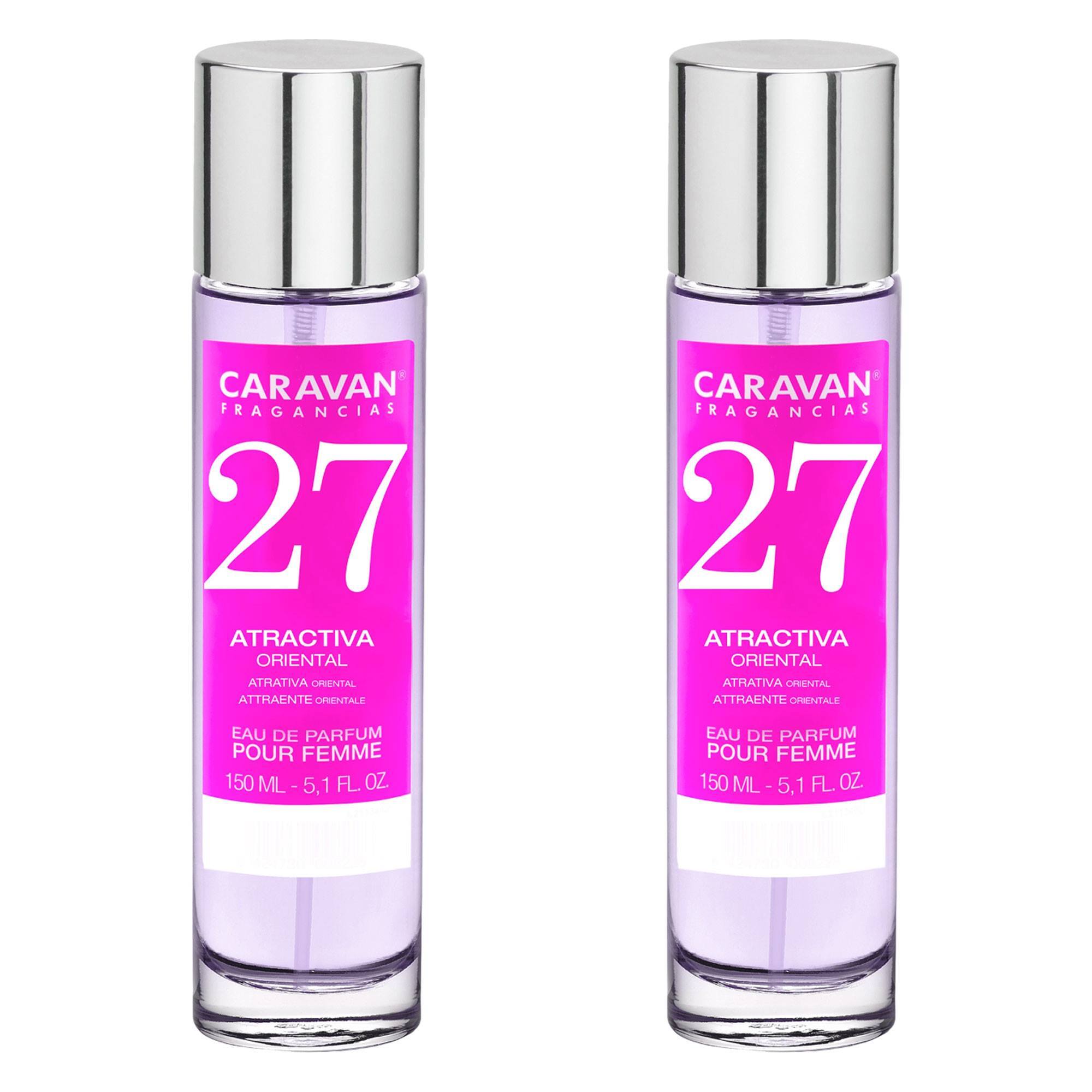 Caravan fragancias - caja de regalo con 2 perfumes nº27 de 150 ml, para mujer