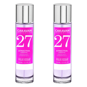 Caravan fragancias - caja de regalo con 2 perfumes nº27 de 150 ml, para mujer