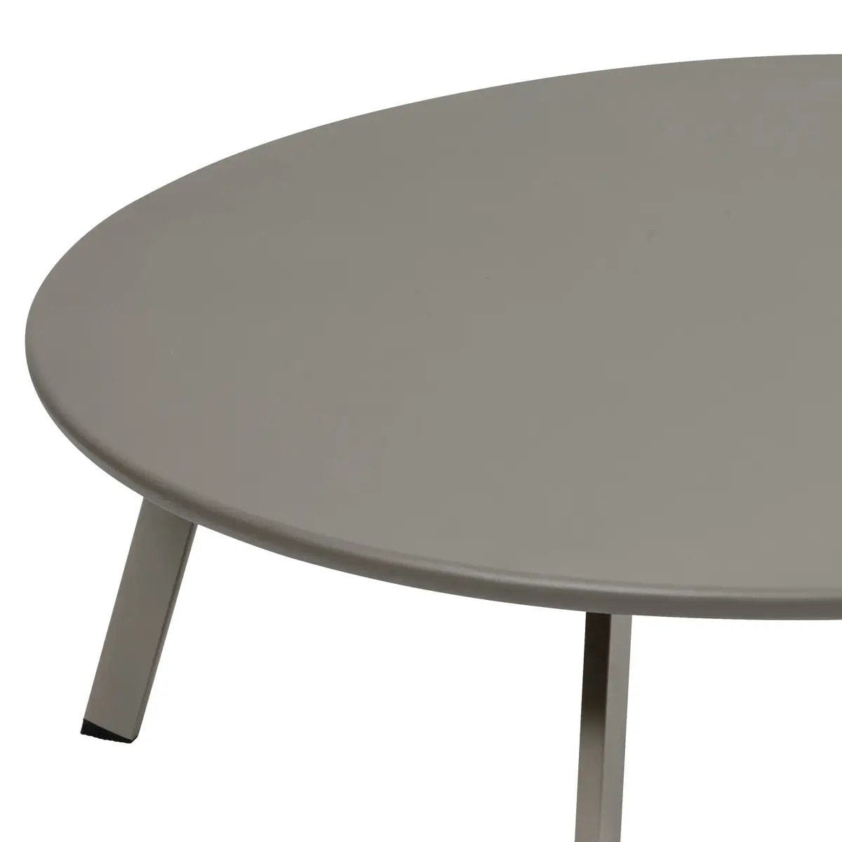 Table d'appoint de jardin Saona D90cm café