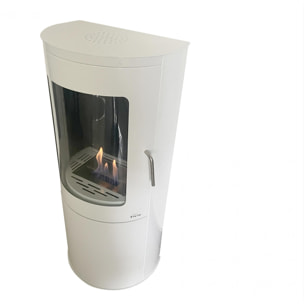 Estufa de etanol en acero puerta de cristal templado BESTFIRE COMPACT W PURLINE 3000 W