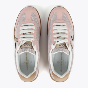 Sneakers tricolori stampa zebrata