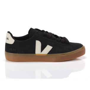 Sneakers Veja Campo Suede Black Pierre Nero