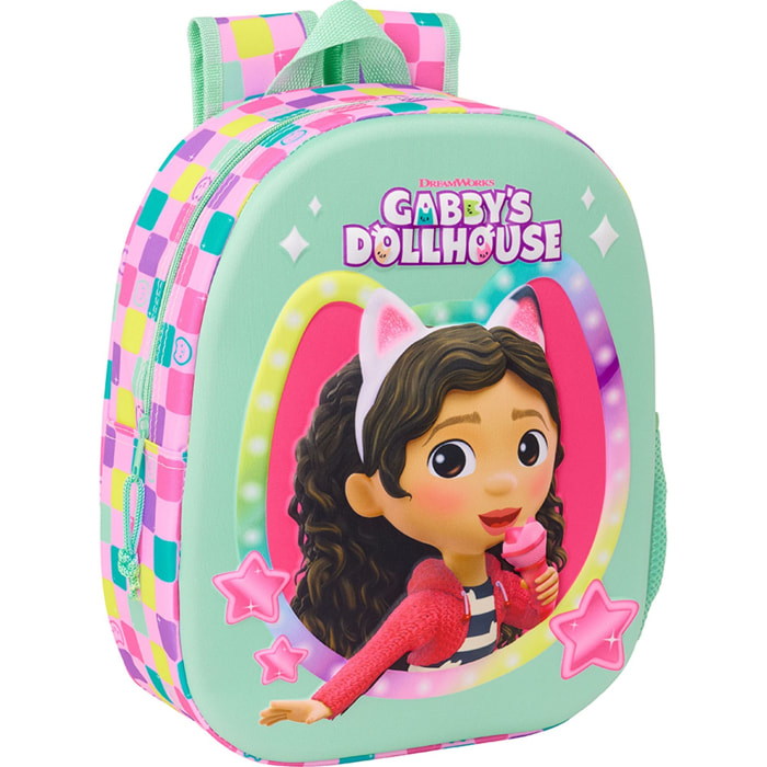 Mochila 3d gabbys dollhouse 3d